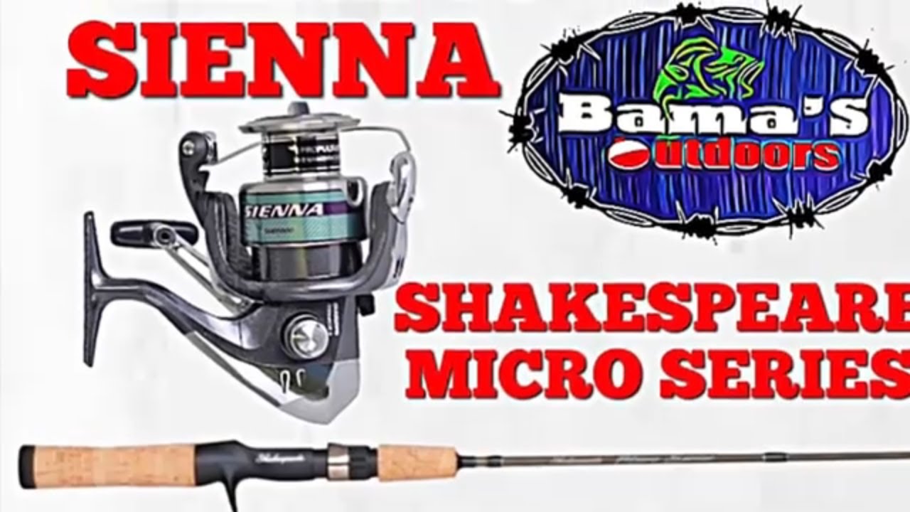 TROUT FISHING COMBO UNDER 80SHIMANO SIENNASHAKESPEAR MICRO SERIESMY
