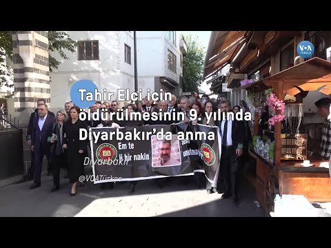 Tahir Elçi için öldürülmesinin 9. yılında Diyarbakır'da anma| VOA Türkçe