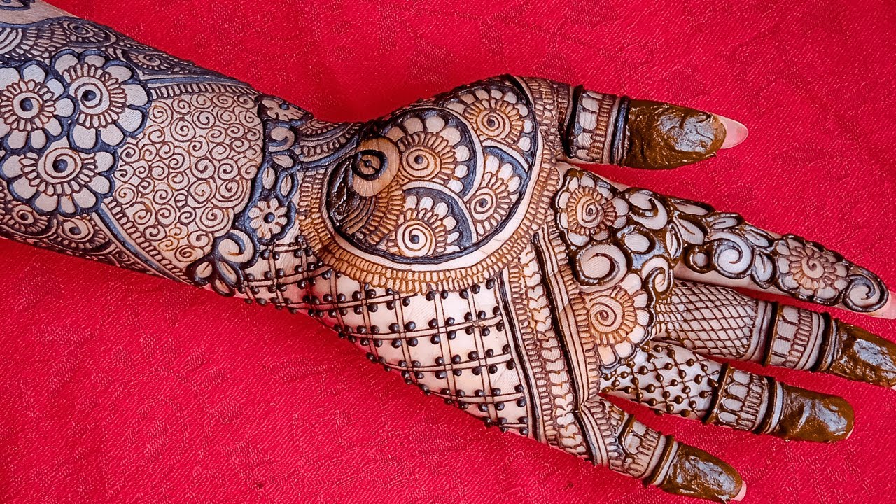 Gorgeous bridal mehndi design | Anjali's Mehndi - YouTube