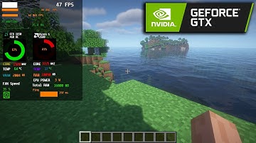 GTX 1650 4GB OC ~  Minecraft  1080p - BSL Shaders Tested Performance Benchmark FPS Test