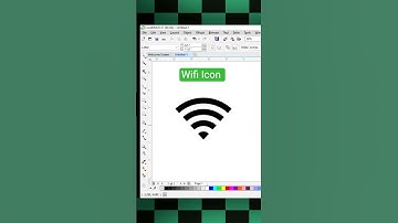 Coreldraw Wifi Icon Tutorial in Hindi। Icon in Coreldraw। #coreldraw #tutorial #shorts