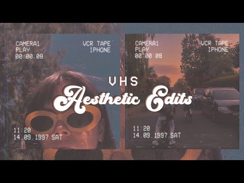 How to edit VHS Aesthetic effect ???? Lightroom Mobile Preset Tutorial Free DNG & XMP