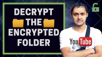 How to Decrypt the encrypted files and folders on Windows 10 2019 New!