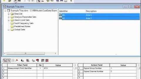 Configure Database and Triax Sensors for the AMS 2140 Tutorial
