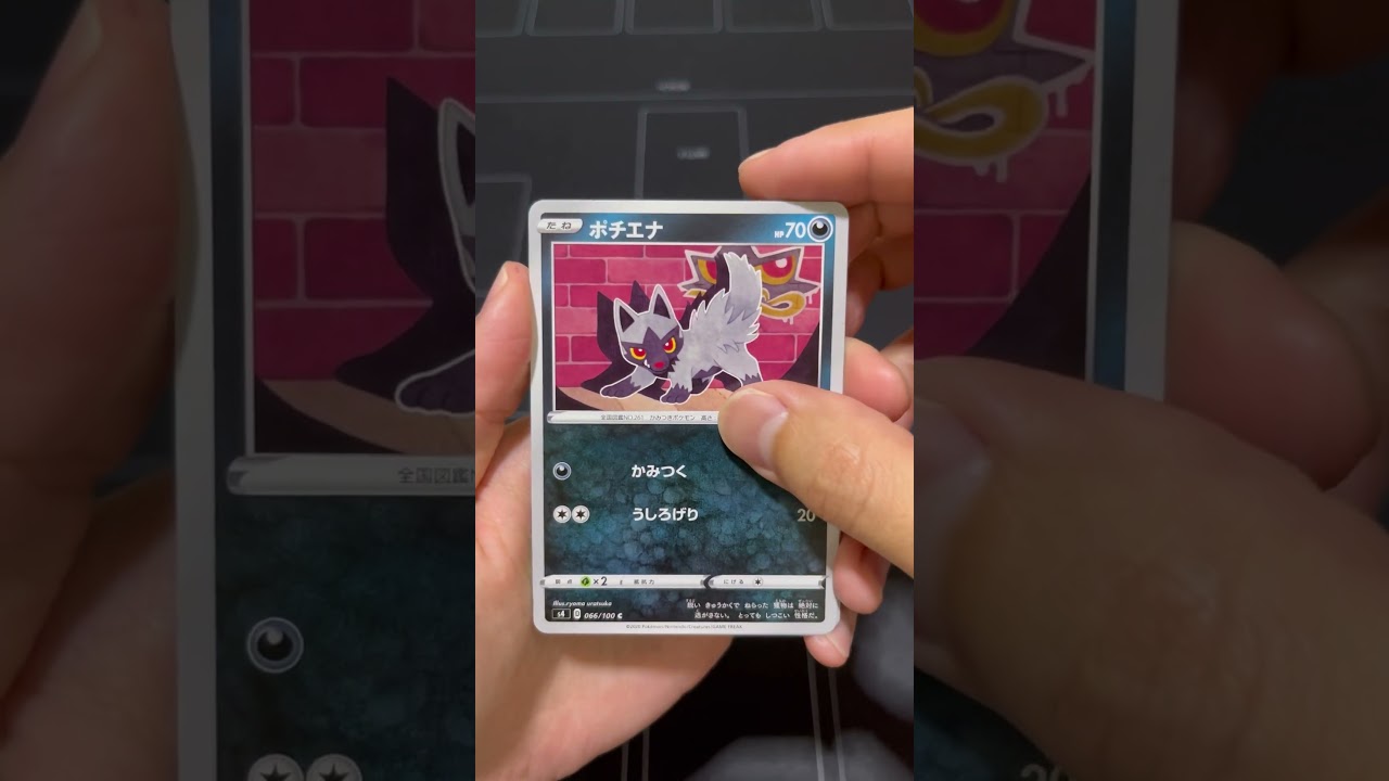 Scramble Battle] Opening a pack from the Pokemon TCG lottery