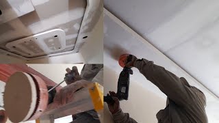 How to Make a Floating Ceiling in Gypsum Board  Installation Led Lights