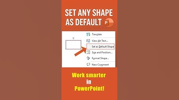 Set As Default Shape in PowerPoint | Time-Saving Trick Every Presenter Should Know!