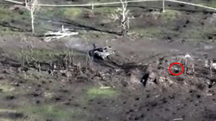 T-72B3 Gets Hit By Two ATGM