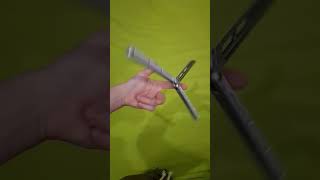 Balisong flips:Scissor Slowmo #balisong #flip #flipping #balisongflipping