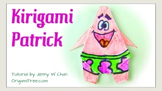 Origami Patrick - SpongeBob Squarepants - Paper Crafts Easy - Resource for Parents