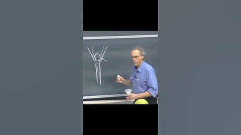 Walter Lewin illustrates Bernoulli