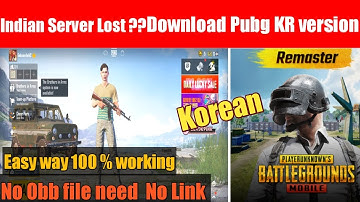 Server lost? Download Pubg KR/Korean Version with Tap Tap app