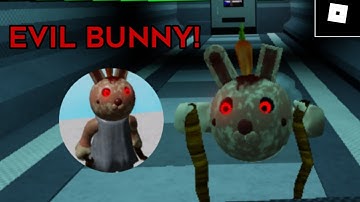How to get "EVIL BUNNY" BADGE + DARK BUNNY MORPH/SKIN IN PIGGY ROLEPLAY CITY-ROBLOX