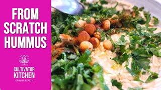 Homemade Hummus! From Scratch, No Blender 🥙 Vegan &amp; Gluten-Free