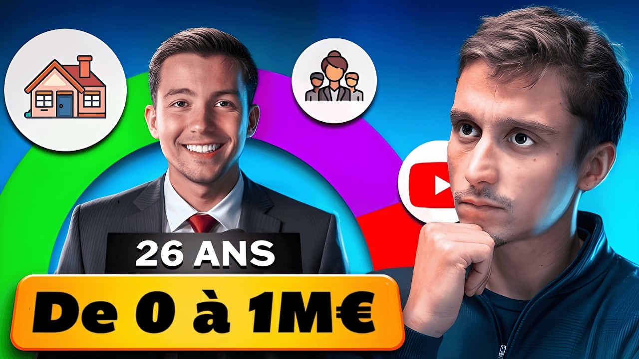 1m€ à 26 ans : il explique comment il a fait