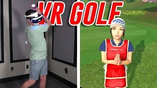 PLAYING GOLF IN VR - Everybody's Golf Part 1