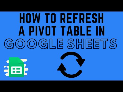 How to Refresh Pivot Table Google Sheets
 | Quick Guide 2022