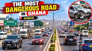 THE FIRST MOST DENGEROUS ROAD IN GHANA -KUMASI TO ACCRA