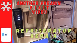 LG Refrigerator Problem  No Ice and No Water. Fridge Diagnosis with SOLUTION!!