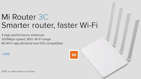 Mi Router 3C - Unboxing and Overview - India