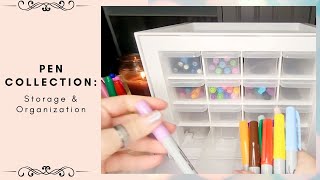 Organizing my Pens | New Pen Storage | My Pen Collection