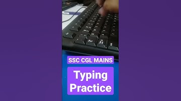 Typing for SSC CGL 2022 MAINS #TYPING #ssc #ssccgl2022