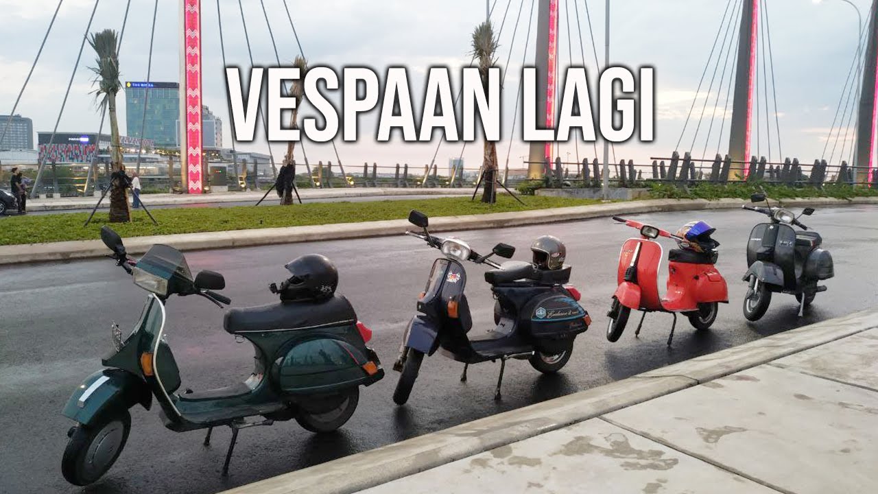 NYORIDE VESPAAN BARENG OM ROBBY HARDIAN | AFTER RAIN | KALI KEDUA GUA NGEVLOG PAKAI VESPA | EXCEL150