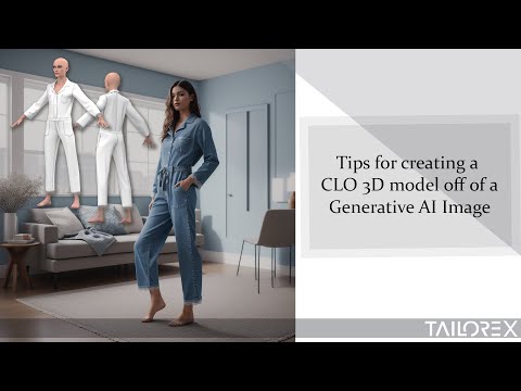 How to make a garment pattern off an AI Generated image.