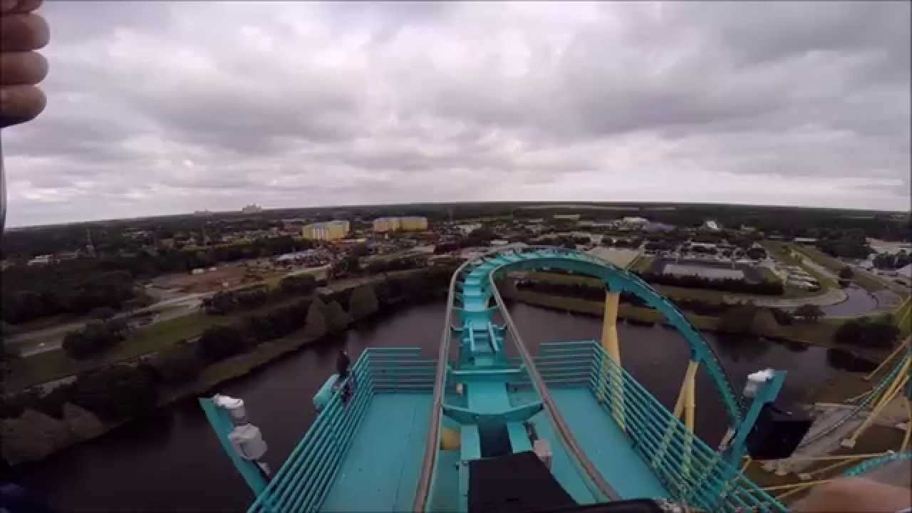 kraken front seat seaworld orlando go pro hd YouTube