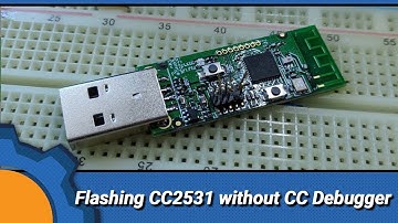 Flashing CC2531 without CC Debugger