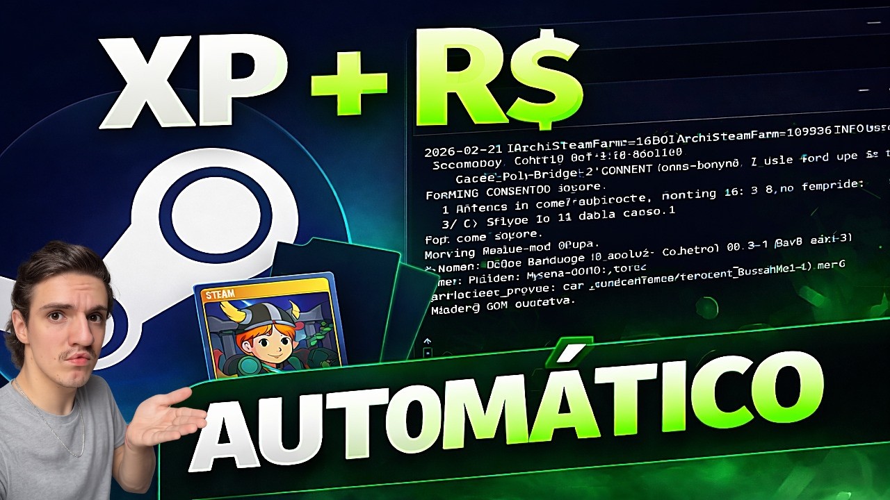 MELHOR FARM AUTOMATICA DE CARTAS NA STEAM 2026 - YouTube
