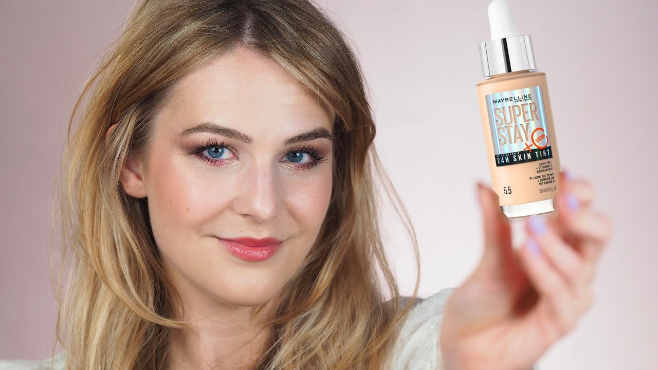 NEW Maybelline Super stay 24h skin tint foundation (TEST WEAR and REVIEW) -  Moody Eye Makeup 