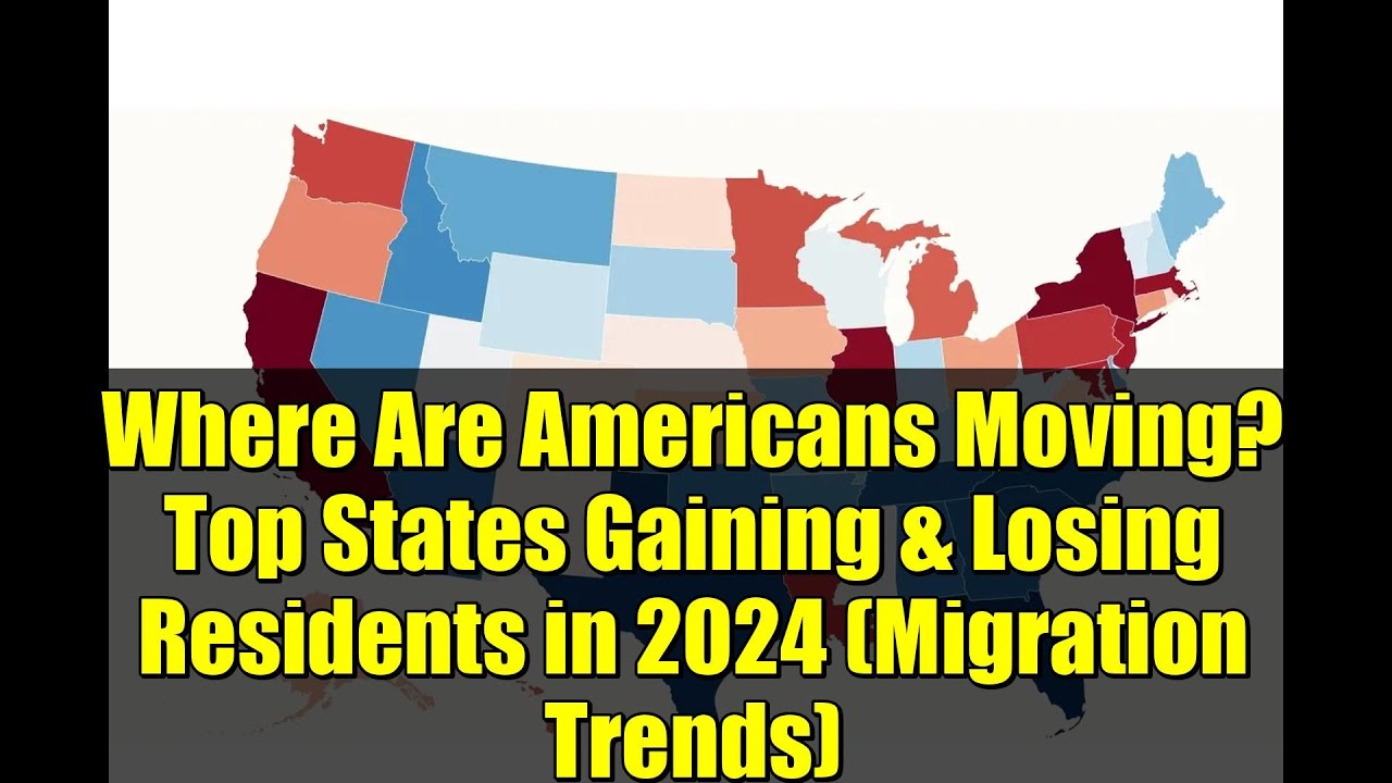 Куда переезжают американцы? Крупнейшие штаты, где в 2024 году население увеличилось или уменьшило...