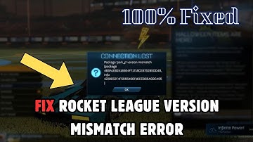 Fix Rocket League Version Mismatch Error