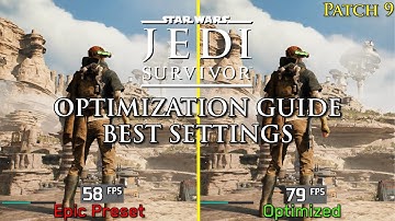 Star Wars Jedi: Survivor | Patch 9 | Every Setting Tested | OPTIMIZATION GUIDE feasible now ?