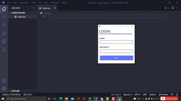 How to create a Python Login system | Python Project