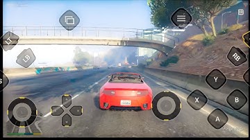 JOYSAK *NEW* CLOUD GAMING APP GTA V GAMEPLAY || NEW CLOUD  GAMING APP || GTA V ANDROID