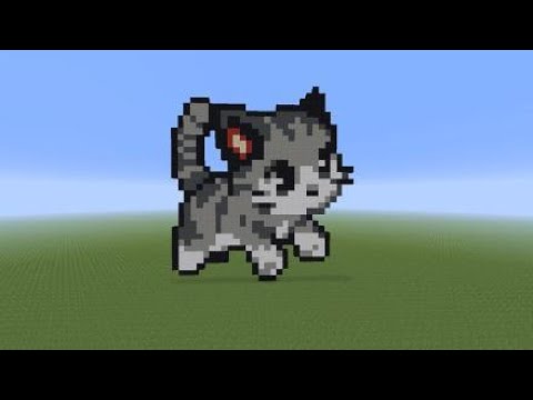 Cute Cat Pixel Art