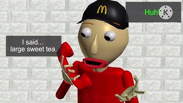 (AI COVER) Baldi Works at McDonald’s, but Baldi and Null are voiced by mystman12