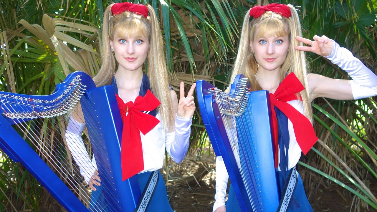 SAILOR MOON - ムーンライト伝説 (Moonlight Densetsu) Harp Twins‬‬‬‬‬‬‬‬‬ - Camille and Kennerly