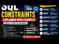 constraints in sql Explained simply #yt #sql  #motivation #python #it