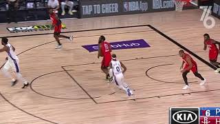 Alec Burks | Philadelphia 76ers vs. Houston Rockets  (08.14.20)