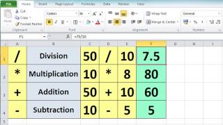 Excel 2010 Tutorial For Beginners #3 - Calculation Basics & Formulas (Microsoft Excel)(Visit MotionTraining at http://www.motiontrainingweb.com. You can buy a download of the complete 6-hour Excel Beginner video series (Excel 2003 and Excel ..., 2012-11-16T00:40:47.000Z)
