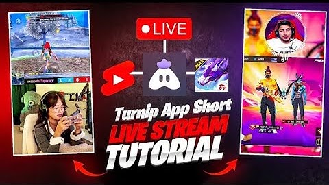 Turnip App Se Live Stream Kaise Kare 2025🤩 How to Live Stream on YouTube From Turnip App🤩Turnip Live