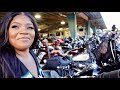 Pulled up to the black biker round up in louisiana