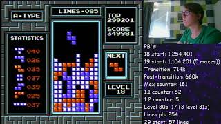 My first level 32 in NES Tetris (Former European lines Record)