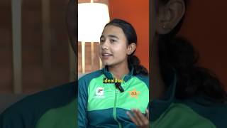 Tuba Hassan reveals her inspiration #pakistancricket #cricket #interview #inspiration #shorts