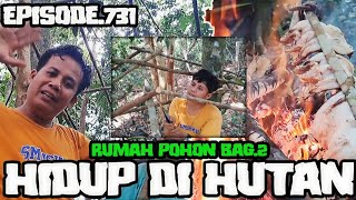 SEHARIAN MENCARI REZEKI DI ALAM & MEMBANGUN RUMAH POHON YANG NYAMAN BAG.2 | HIDUP DI HUTAN Eps.731