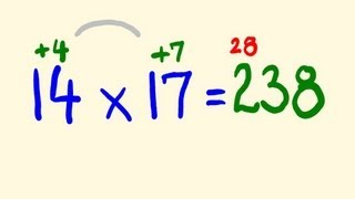 Fast Mental Multiplication Trick  multiply in your head using base 10