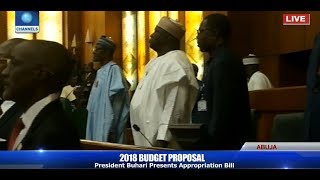 President Buhari Arrives NASS For 2018 Budget Presentation Net Worth